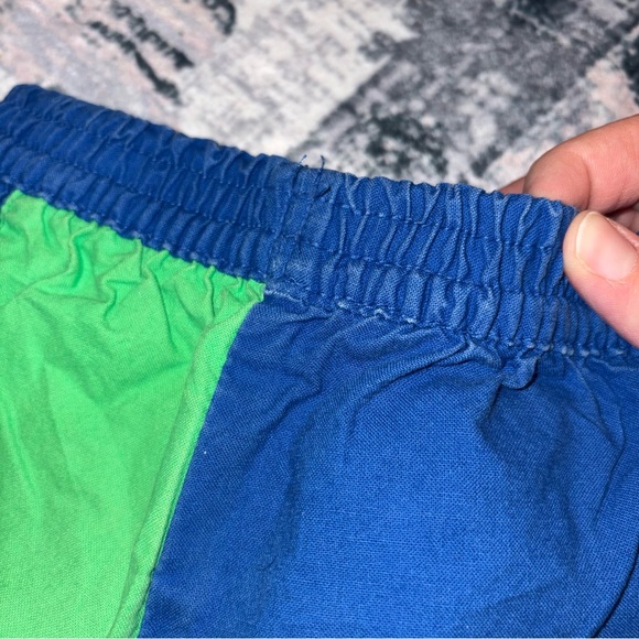 Vintage OshKosh B'gosh Kids Color Block Shorts - Blue, Green, Red Size 3T - Picture 3 of 8